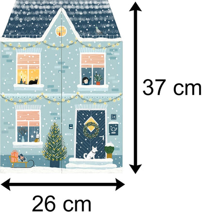 At Home Christmas  3D Fold Out House Advent Calendar