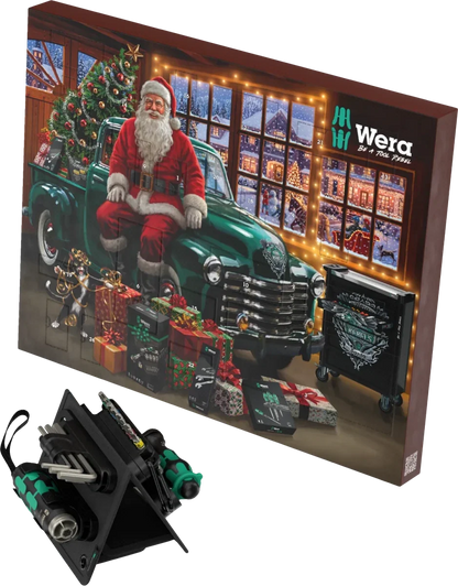 Wera 2026 Advent Calendar (24 Piece) with Flashdriver Torch | 05136614001