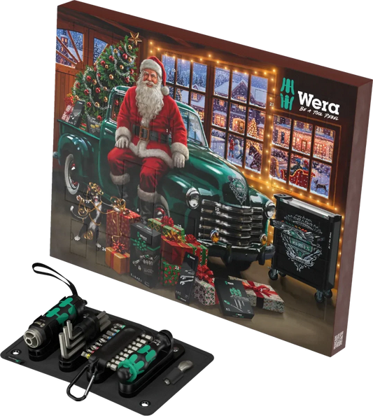 Wera 2026 Advent Calendar (24 Piece) with Flashdriver Torch | 05136614001