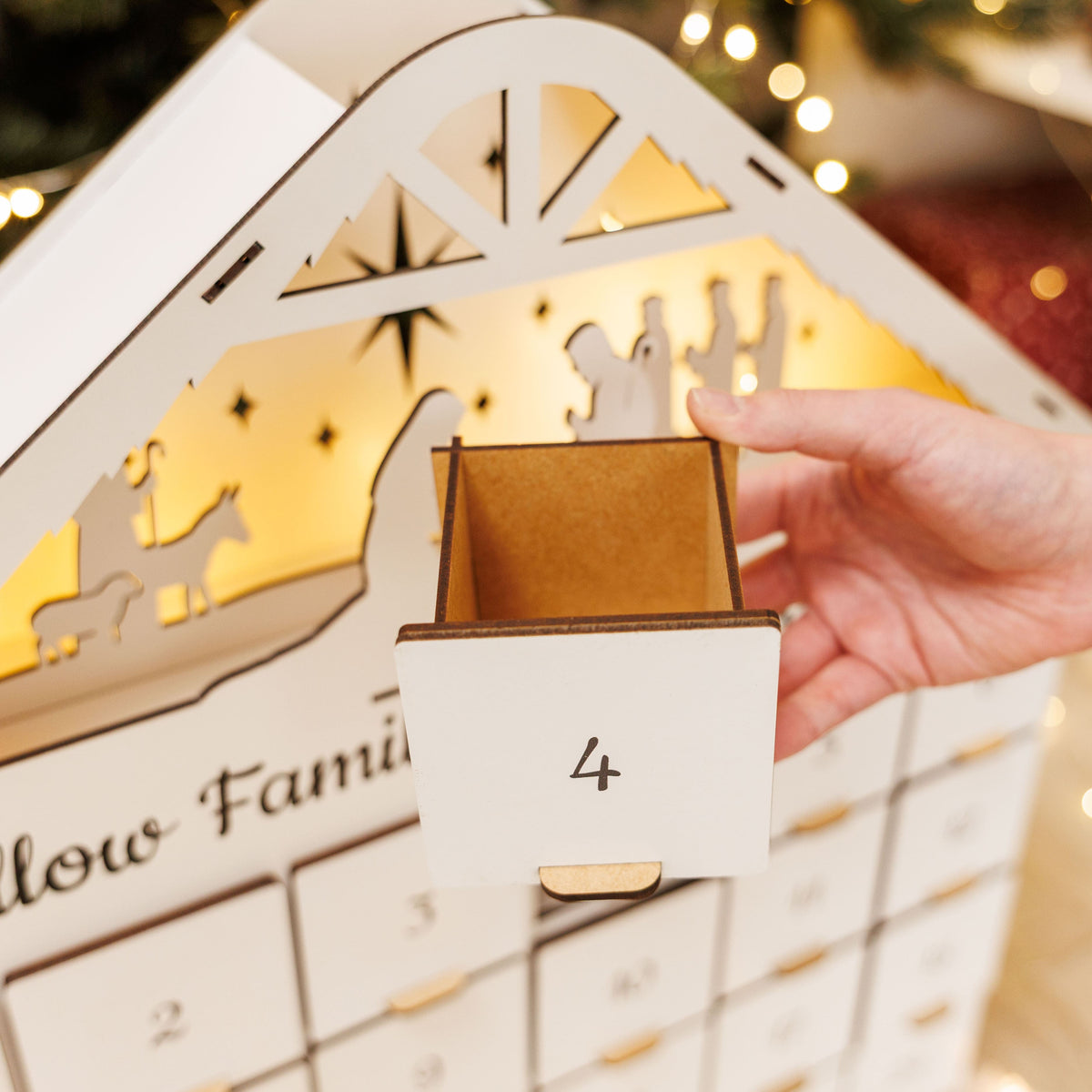 Christmas Advent Calendar - White – product view 4