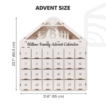 Christmas Advent Calendar - White – product view 10